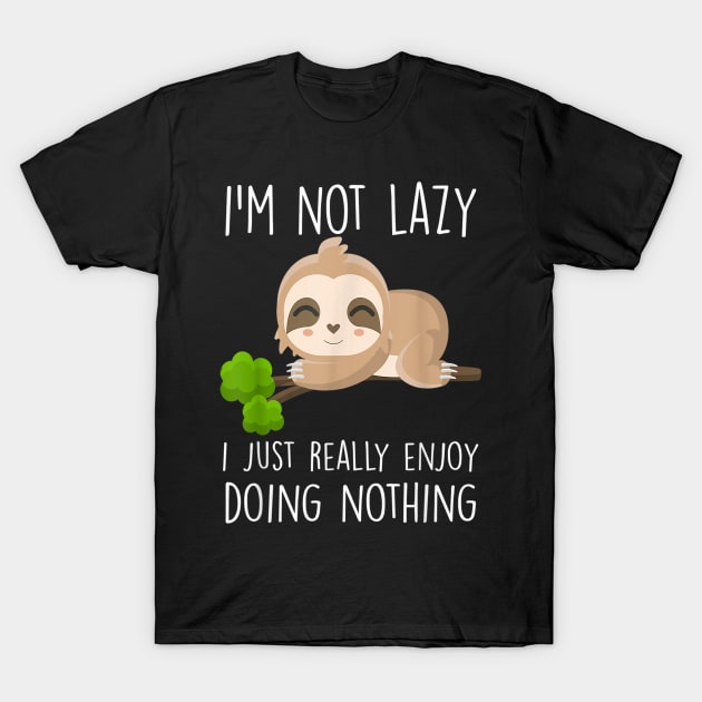 Cute sloth T-Shirt by Éléonore Royer